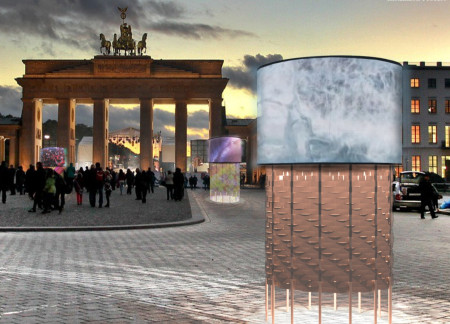 Translucent Glass And Wood Structure Reshaping Urban Social Interaction  