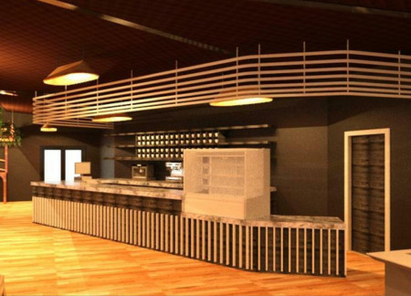 Curvilinear Structure Embracing Volcanic Views With Steel and Natural Timber Features  