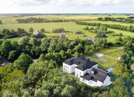 Charred Wooden Shingles and Geothermal Heating Define A Sustainable Retreat in Latvia  