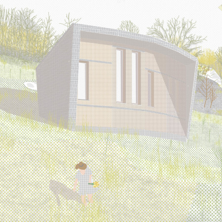 Charred Wooden Shingles and Cross-Laminated Timber Panels Enhance Community Hub Functionality  