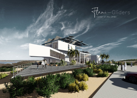 Movable Solar Panels and Recycled Glass Elevate a Community Learning Center in Abu Dhabi