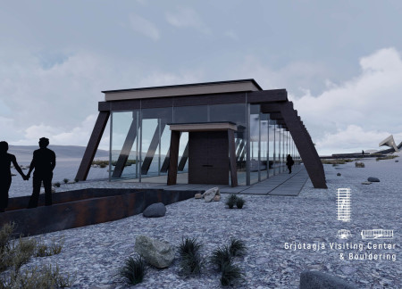 Geothermal Retreat with Tiered Cross-Laminated Timber Structure