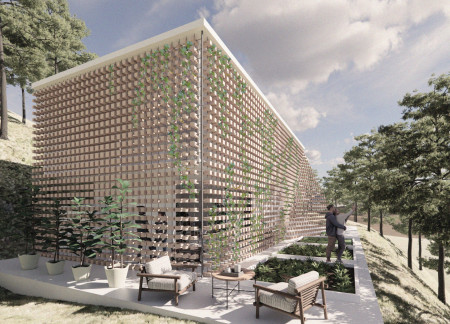 Cross-Laminated Timber Structure Embracing Biophilic Design for Tranquil Yoga Retreat