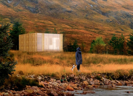 Charred Wooden Shingles and Cross-Laminated Timber Create a Sustainable Family Dwelling  