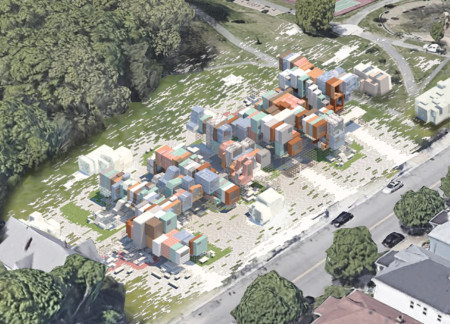 Modular Units Constructed With Structural Insulated Panels and Community-Centric Design in Urban Housing