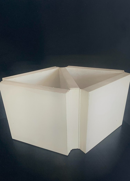 Asymmetrical Forms Crafted From Lightweight Foam Enhance Community Living Spaces  