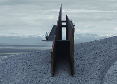 Corten Steel Forms That Embrace Erosion Within a Landscape Setting