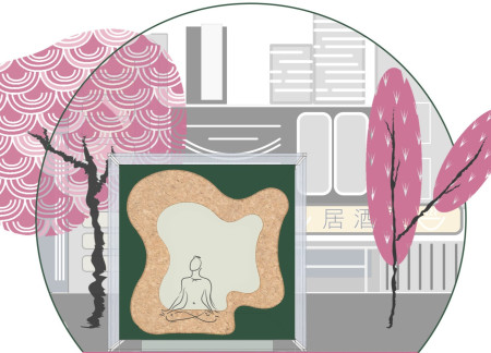 Dynamic Transparency and Sound Absorption in a Modular Polycarbonate Meditation Cabin