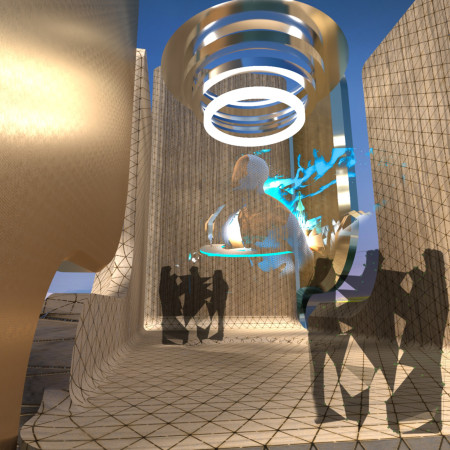 Reflective Surfaces and Translucent Elements Enhance Community Engagement in a Unique Spatial Experience