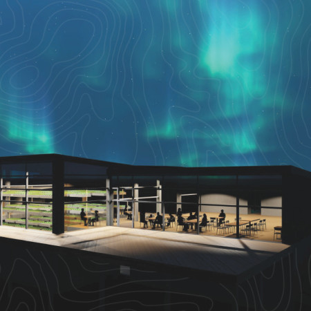 Basalt Structure With Aquaponic Systems Integrating Geothermal Energy For Community Horticulture  