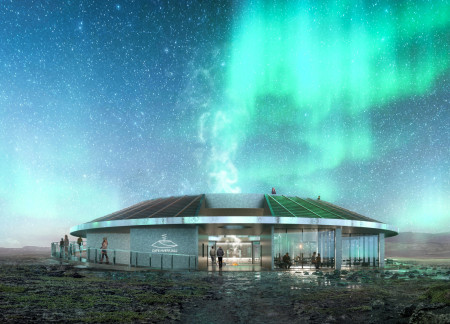 Centrally-Heated Community Space With Expansive Glass Facade and Natural Wood Accents