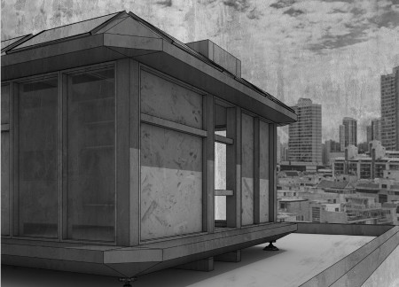 Charred Wood Facade and Solar Integration in Urban Community Living