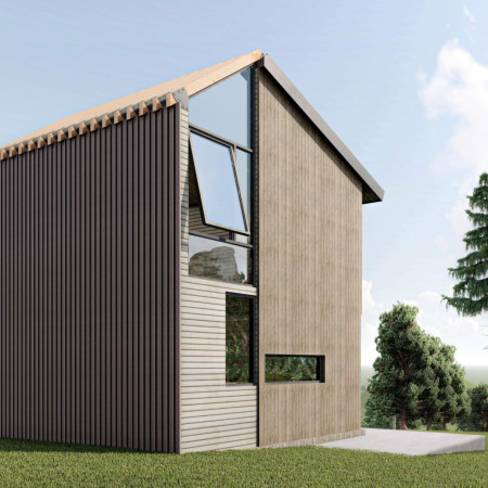 Charred Wooden Shingles Enhance Tranquil Spaces for Reflection and Creativity  