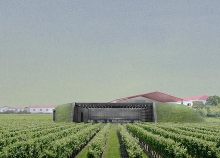 Charred Wood and Transparent Acrylic Crafting a Vineyard Tasting Experience  