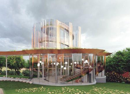 Healing Spaces Enhanced By Recycled Glass And Biophilic Design Elements  