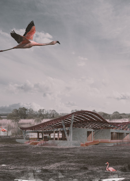 Fluid Structure Crafted From Sustainable Materials With Ecological Purpose