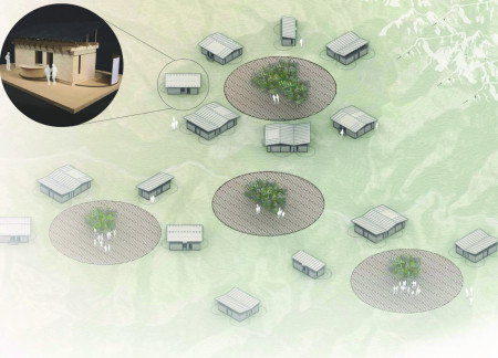 Bamboo Structures Enhanced by Natural Ventilation and Shared Community Spaces
