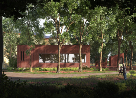 Cross-Laminated Timber Panels And Straw Insulation Create A Community Hub Within A Forest Setting