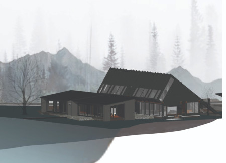 Charred Wooden Shingles and Expansive Glass Create Seamless Harmony With Nature In A Versatile Artist Residence  