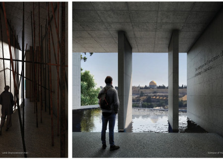 Reflection Pools and Natural Stone Walls in an Inspirational Journey of Remembrance