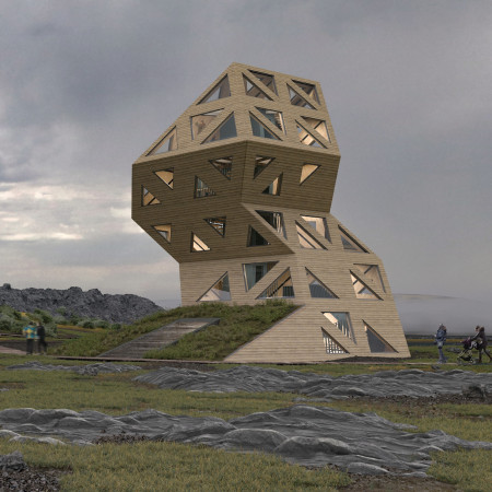 Spiral Structure Clad in Cross-Laminated Timber Panels Embracing Geothermal Integration for Cultural Engagement