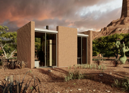 Rammed Earth Structure Embracing Natural Light and Regional Materials for Thoughtful Living