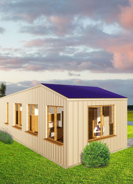Cross-Laminated Timber Panels and Charred Shingles Create Flexible Living Spaces in Urban Residential Design