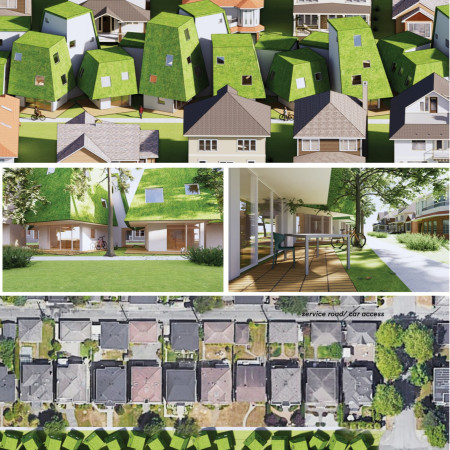 Charred Wooden Shingles Over Cross-Laminated Timber Panels Create Sustainable Family Homes