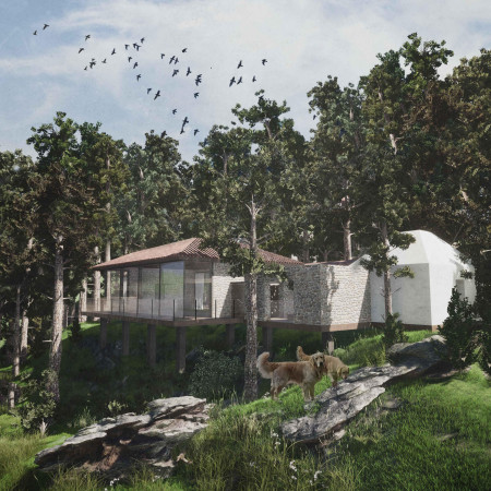 Cork-Infused Zen Gardens and Natural Ventilation in a Sustainable Wellness Retreat