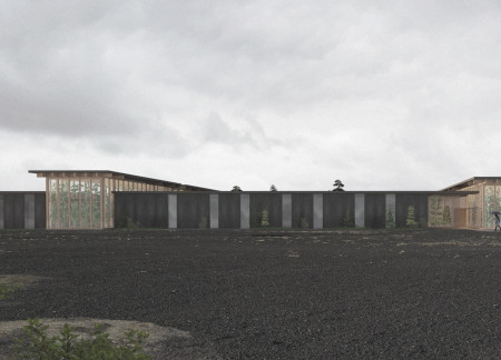 Geothermal Restaurant Wrapped in Exposed Timber and Polycarbonate Greenhouses  