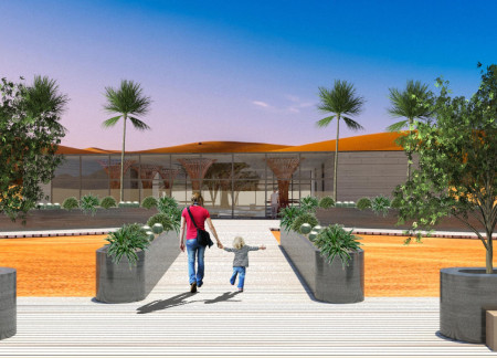 Modular Living Spaces Crafted From Natural Materials in Harmony With Desert Ecology