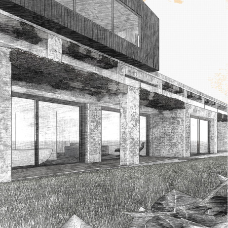 Charred Wooden Shingles and Natural Stone Create Seamless Integration With Vineyard Landscape in Sustainable Hospitality Space