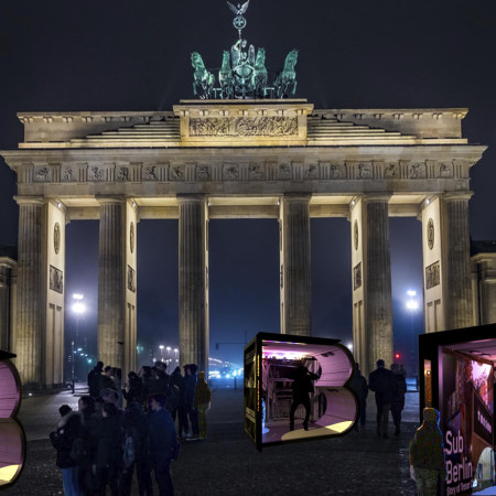 Acoustic Pods Enhanced With LED Lighting Create an Interactive Musical Experience in Berlin  
