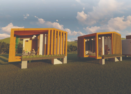 Elevated Meditation Spaces Crafted With Adobe And Bamboo In A Sustainable Retreat  