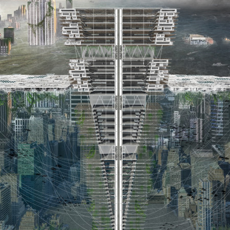 Gyrostabilized Floating Units With Transparent Facades and Adaptive Living Spaces