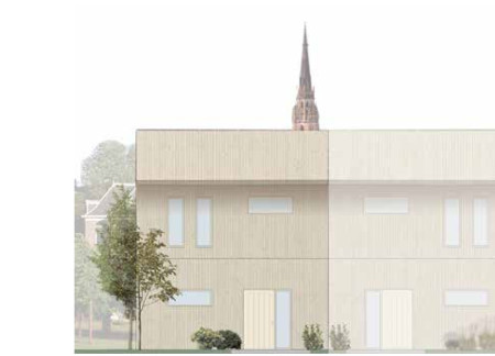 Tactile Pathways and Aromatic Woods in a Residential Haven for the Visually Impaired