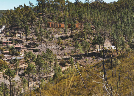 Charred Wooden Shingles and Cross-Laminated Timber Create a Sanctuary for Wellness and Reflection  