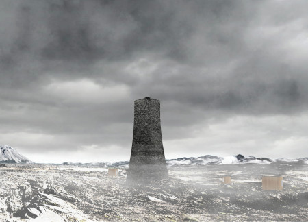 Cloud Fisher Design Featuring Modular Cross-Laminated Timber In a Volcanic Landscape