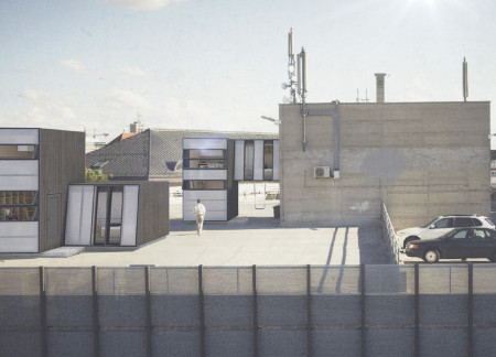 Sustainable residential home featuring cross-laminated timber and dynamic green roof integration