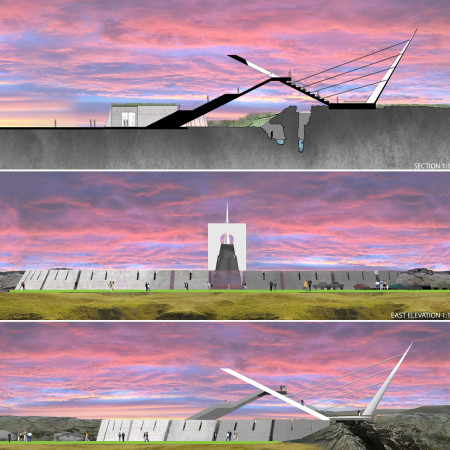 Volcanic Stone and Steel Cables Sculpting a Cultural Community Hub
