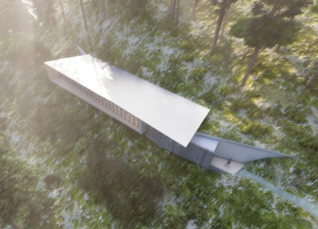 Natural Light and Laminated Timber Envelop a Quiet Space for Mindfulness in a Mountain Retreat