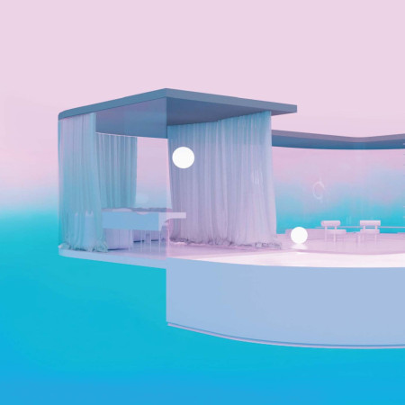 Curvilinear Space Crafted With Elemental Materials for Tranquil Living