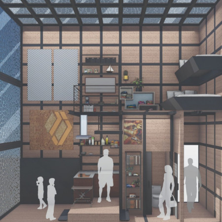 Charred Wooden Shingles and Laminated Timber Shape Sustainable Housing Solutions in Urban Space