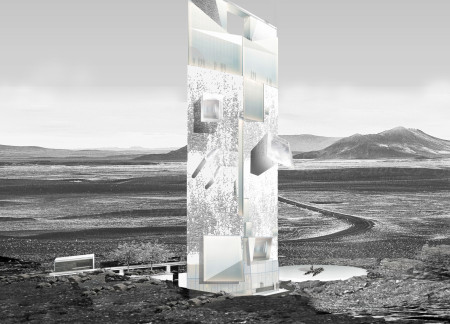 Foamed Aluminum Facade and Basalt Integration in a Scenic Observation Structure  