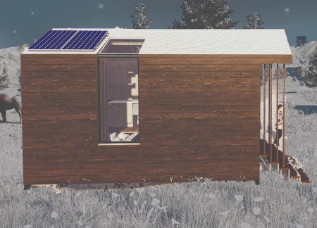 Mass Timber Retreat with High-Efficiency Insulation and Flexible Living Spaces  