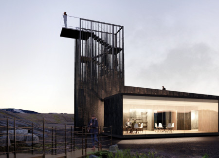 Charred Wooden Shingles and Geothermal Heating Unite in a Visitor Center Nestled Within Iceland's Landscape  