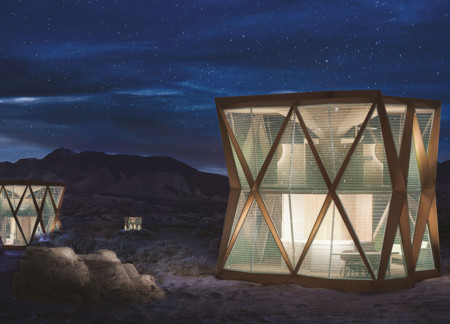 Biomimetic Design Featuring Polymer Exoskeleton and Sustainable Photobioreactor for Desert Living