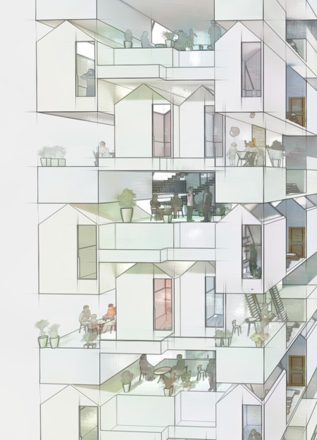 Modular Living Spaces Featuring Sustainable Concrete and Ergonomic Design Elements  