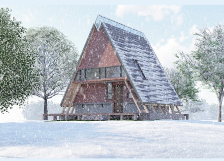 Charred Wooden Shingles and Natural Light Define Eco-Friendly Retreat in the Latvian Landscape