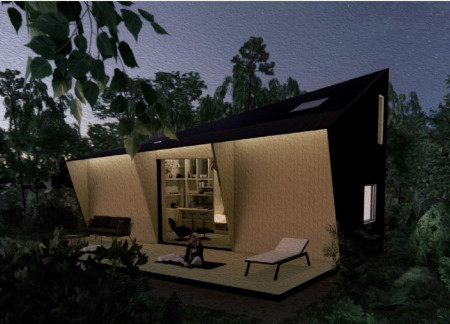 Cork Insulation and OSB Construction for Versatile Urban Living Solutions  